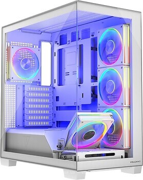 Фото Modecom Volcano Stellar ARGB Midi 5F w/o PSU White (AT-STELLAR-5F-ARGB-20)
