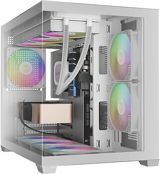 Фото Gamdias AURA GC10M V2 ARGB w/o PSU White (4711514503166)