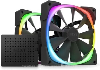 Фото NZXT Aer RGB 2 Twin Starter Black (HF-2814C-DB)