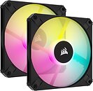 Фото Corsair AF120 RGB Slim Black Twin Pack (CO-9050163-WW)