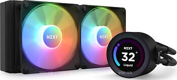 Фото NZXT Kraken Elite 240 RGB LCD Black 2023 (RL-KR24E-B1)