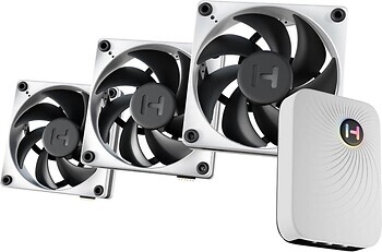 Фото Hyte THICC FP12 3 Pack Fans with NP50 (FAN-HYTE-FP12-BW-3NP)