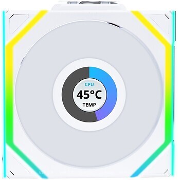 Фото Lian Li Uni Fan SL Wireless LCD 120 Reverse Blade White (G99.12RSLLCD1W1W.00)