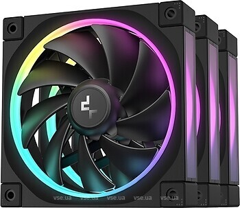 Фото DeepCool FL12-3 IN 1 ARGB Black (R-FL12-BKAPN3-G)