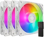 Фото Cooler Master SickleFlow Edge 120 ARGB White 3-Pack Fan Kit (MFX-B2DW-253P2-R2)