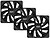 Фото Silver Monkey X Oroshi 2.0 120 PWM 3-Pack (SMXC035)
