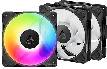 Фото Arctic P12 Pro A-RGB 3 Pack Black (ACFAN00310A)