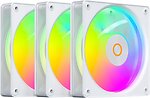 Фото Ocypus Gamma F12 Elite ARGB 3 IN 1 WH (GAMMA-F12-WH3AM00E-GL)