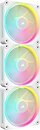 Фото Corsair iCUE Link LX120 RGB PWM Triple Pack White (CO-9051030-WW)