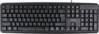 Фото Vinga KB110BK EN/RU/UA Black USB