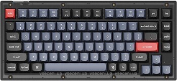 Фото Keychron V1 84 Key QMK Gateron G Pro Brown Forest Black Bluetooth/USB (V1A3)