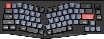 Фото Keychron Q8 QMK Custom Mechanical Keyboard Gateron G Pro Brown Carbon Black USB (Q8M3)