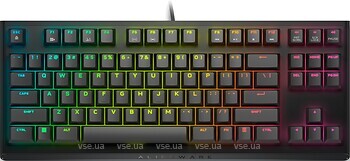 Фото Dell Alienwae Tenkeyless Gaming Keyboard AW420K Dark Side of the Moon USB (545-BBDY)