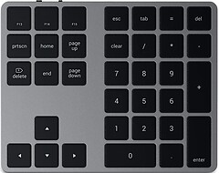 Фото Satechi Bluetooth Extended Keypad Space Gray (ST-XLABKM)
