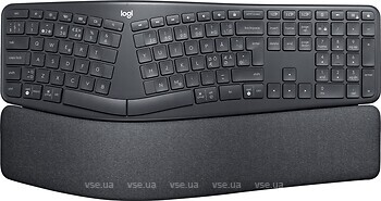 Фото Logitech Ergo K860 Split Ergonomic Keyboard Mid Grey Bluetooth/USB (920-009167)