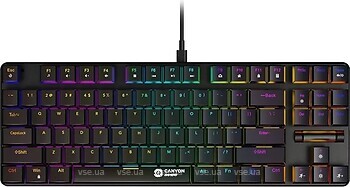 Фото Canyon GK-50 Gaming Keyboard Cometstrike Black USB (CND-SKB50-US)