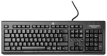 Фото HP Classic Wired Keyboard US Black USB (WZ972AA)