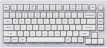 Фото Keychron Q1 QMK Custom Mechanical Keyboard V2 Shell White USB (Q1-P1)