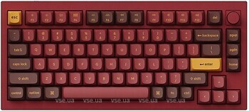 Фото Keychron Q1 QMK Custom Mechanical Keyboard V2 Red USB (Q1-T1)