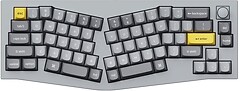 Фото Keychron Q8 QMK Custom Mechanical Keyboard Silver Grey USB (Q8-N2)