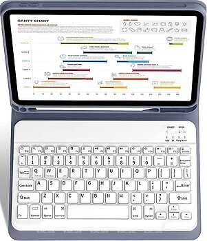 Фото BeCover Smart Case Keyboard for iPad 10.9 Purple Bluetooth (711143)
