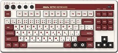 Фото 8BitDo Retro Mechanical Keyboard Fami Edition Bluetooth/USB (RET00377)