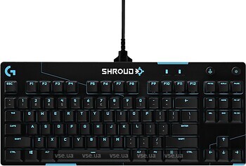 Фото Logitech G PRO X Gaming Keyboard Shroud Edition USB (920-009846)