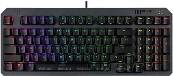 Фото Asus TUF Gaming K3 Gen II Black USB (90MP0390-BKMA00)