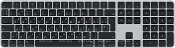 Фото Apple Magic Keyboard with Touch ID and Numeric Keypad Bluetooth Black (MXK83UA/A)