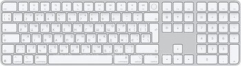 Фото Apple Magic Keyboard with Touch ID and Numeric Keypad UA Bluetooth White (MXK73UA/A)