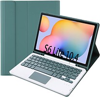 Фото BeCover Smart Case Keyboard for Samsung Galaxy Tab S6 Lite 10.4 P610/P613/P615/P619 Dark Green Bluetooth (712363)