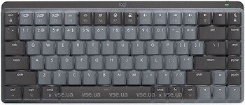 Фото Logitech MX Mechanical Mini for Mac Space Gray Bluetooth/USB (920-010837)
