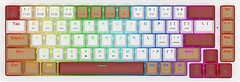 Фото Redragon Rammus White/Beige Bluetooth/USB (K677WLR-RGB-PRO)