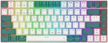 Фото Redragon Singed White/Green Bluetooth/USB (K678WG-RGB-PRO)