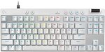 Фото Logitech G Pro X TKL Rapid Wired Gaming Keyboard White USB (920-013242)