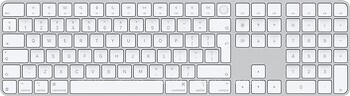 Фото Apple Magic Keyboard with Touch ID and Numeric Keypad Bluetooth White (MXK73Z/A)