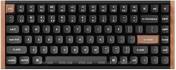 Фото Keychron K2 HE Wireless Magnetic Switch Custom Keyboard Black Bluetooth/USB (K2H-F1)