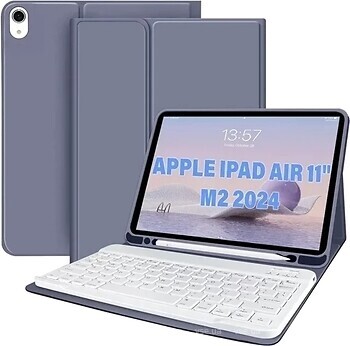 Фото BeCover Smart Keyboard for iPad Air 2020-2025 Purple Bluetooth (711399)
