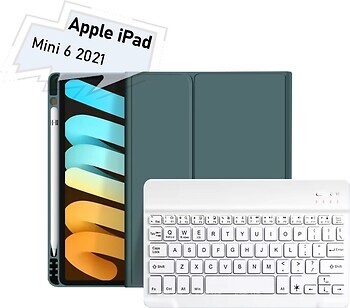 Фото BeCover Smart Keyboard for iPad Mini 6 2021 Dark Green Bluetooth (712987)