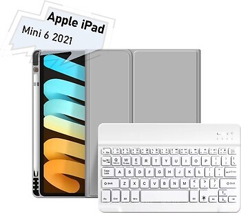 Фото BeCover Smart Keyboard for iPad Mini 6 2021 Dark Grey Bluetooth (712988)