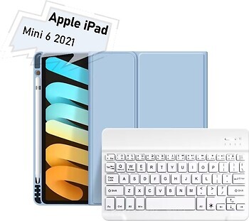 Фото BeCover Smart Keyboard for iPad Mini 6 2021 Light Blue Bluetooth (712989)