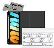 Фото BeCover Smart Keyboard for iPad Mini 7 2024 Black Bluetooth (712992)