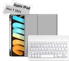 Фото BeCover Smart Keyboard for iPad Mini 7 2024 Grey Bluetooth (712994)