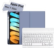 Фото BeCover Smart Keyboard for iPad Mini 7 2024 Purple Bluetooth (712997)