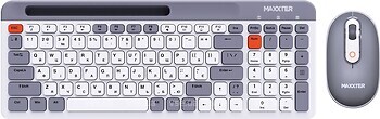 Фото Maxxter KMS-WCM-03G-UA White/Grey USB