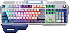 Фото Maxxter KBG-RGB-01-UA White/Blue USB