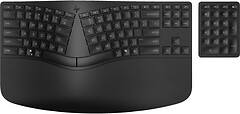 Фото HP 960 Ergonomic Wireless Keyboard Black USB (7E755AA)