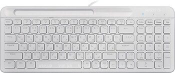 Фото Maxxter KB-01W-UA White USB