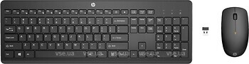 Фото HP 235 Wireless Mouse and Keyboard Combo Black USB (1Y4D0UT)
