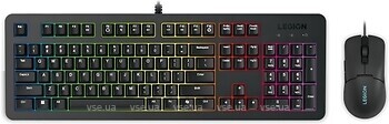 Фото Lenovo KM310 RGB Gaming Combo Keyboard and Mouse Black USB